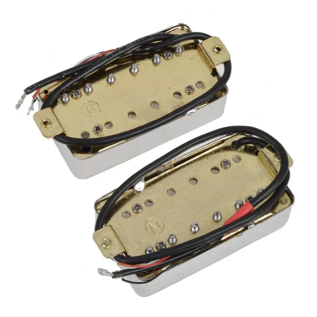 

2 x Humbucker Pickup with Screws for Electric Guitar Accessory White