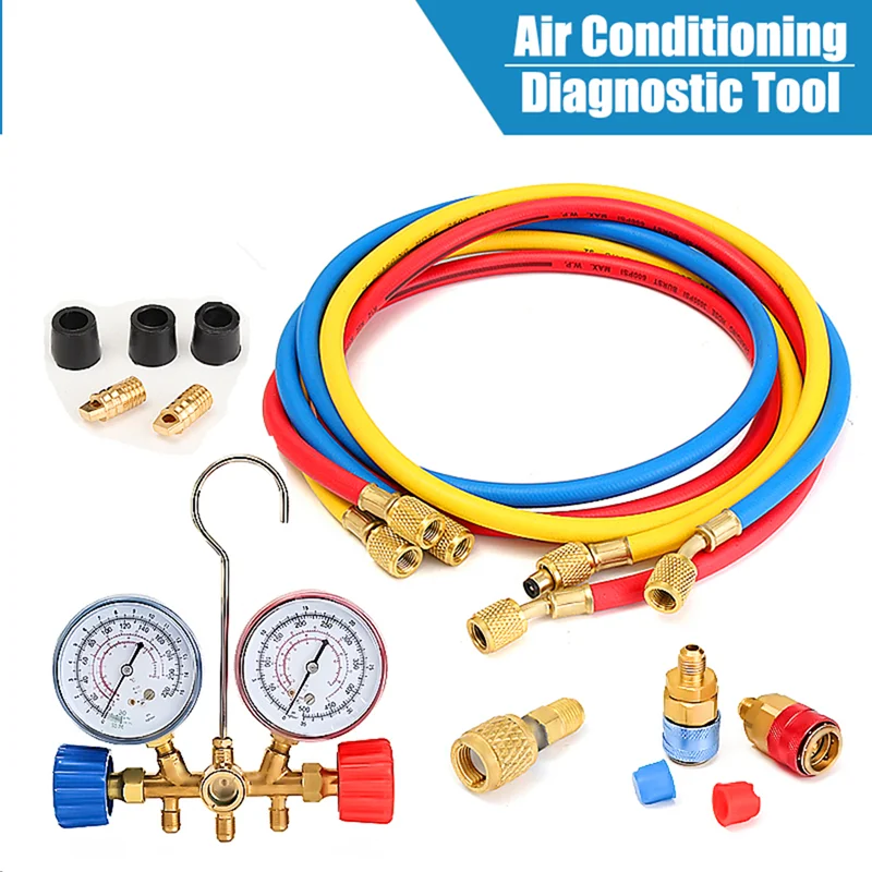 Система кондиционирования HVAC A/C набор манометров для трубопровода R22 R12 R134A