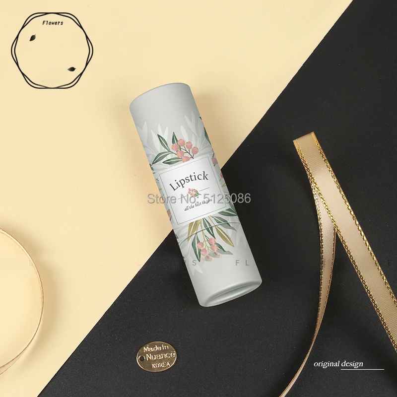 12.1mm Empty Flower Beauty Tool Concealer Package Cosmetic Lipsitck Lip Balm Papery Container Craft Paper Packing Gloss Box | Красота и