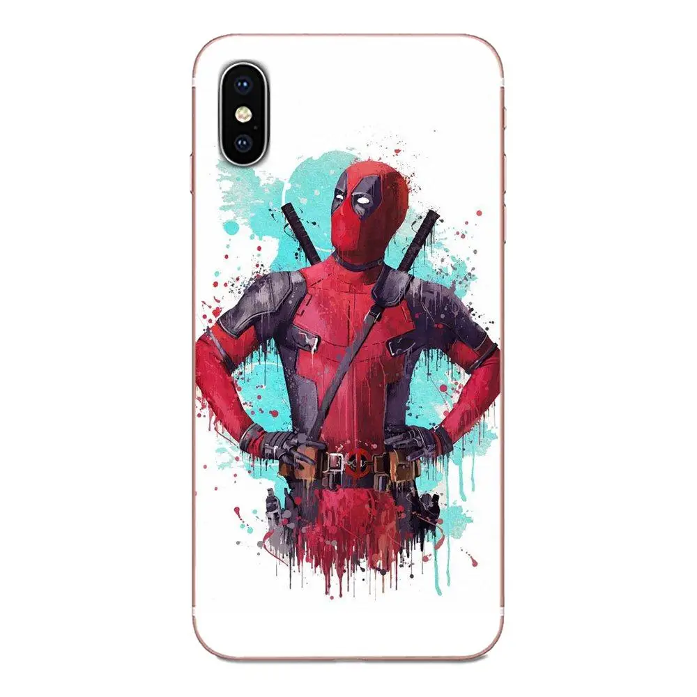 Дэдпул Капитан Америка Железный человек кожа шаблон для Galaxy J1 J2 J3 J330 J4 J5 J6 J7 J730 J8 2015