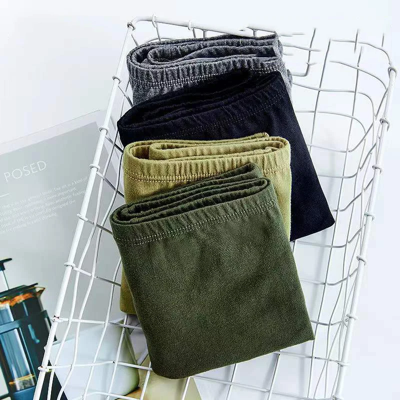 5pcs/lot Men's Underwear Adult Loose Breathable Cotton Underwear High Quality Plus Size Boxer Shorts Random Color Delivery