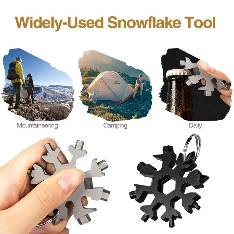 Многофункциональный гаечный ключ в виде снежинки восьмиугольная отвертка