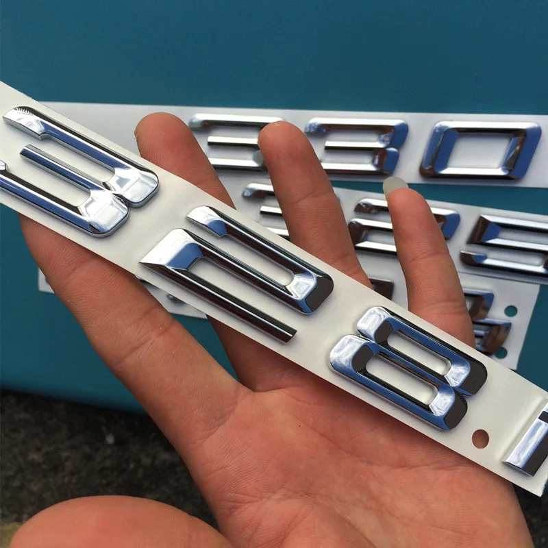 

Alphanumeric Rear Displacement Sticker Logo Car Styling for BMW 3 Series New Dedicated 320i 325 328Li 318 330