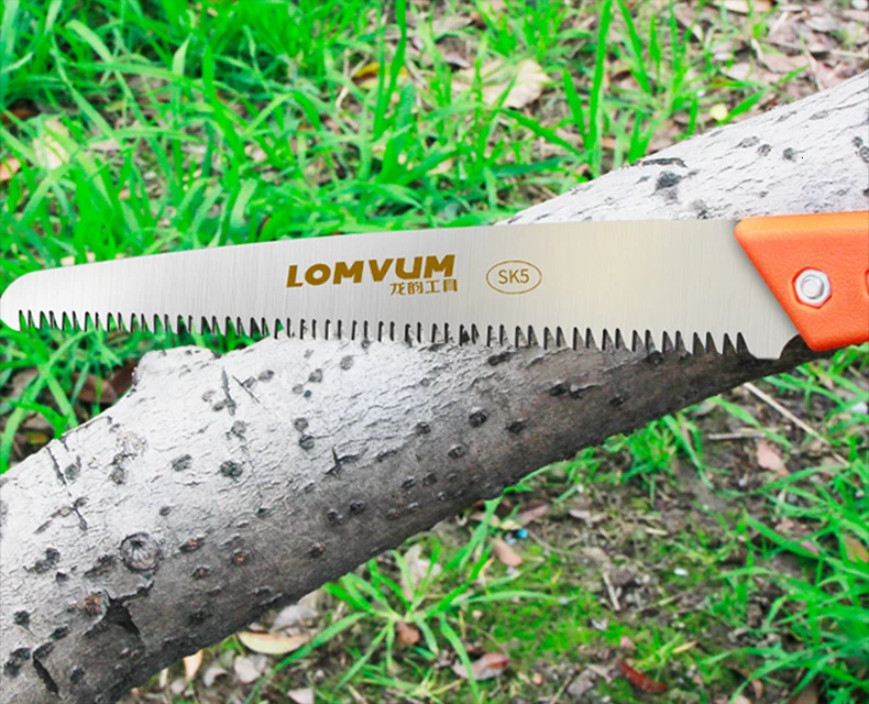 Lomvum 7/8 дюймов портативный Обрезной ручной пилы складной многофункциональный обрезка сада инструмент украшения Бабочка нож SK5 ножовка
