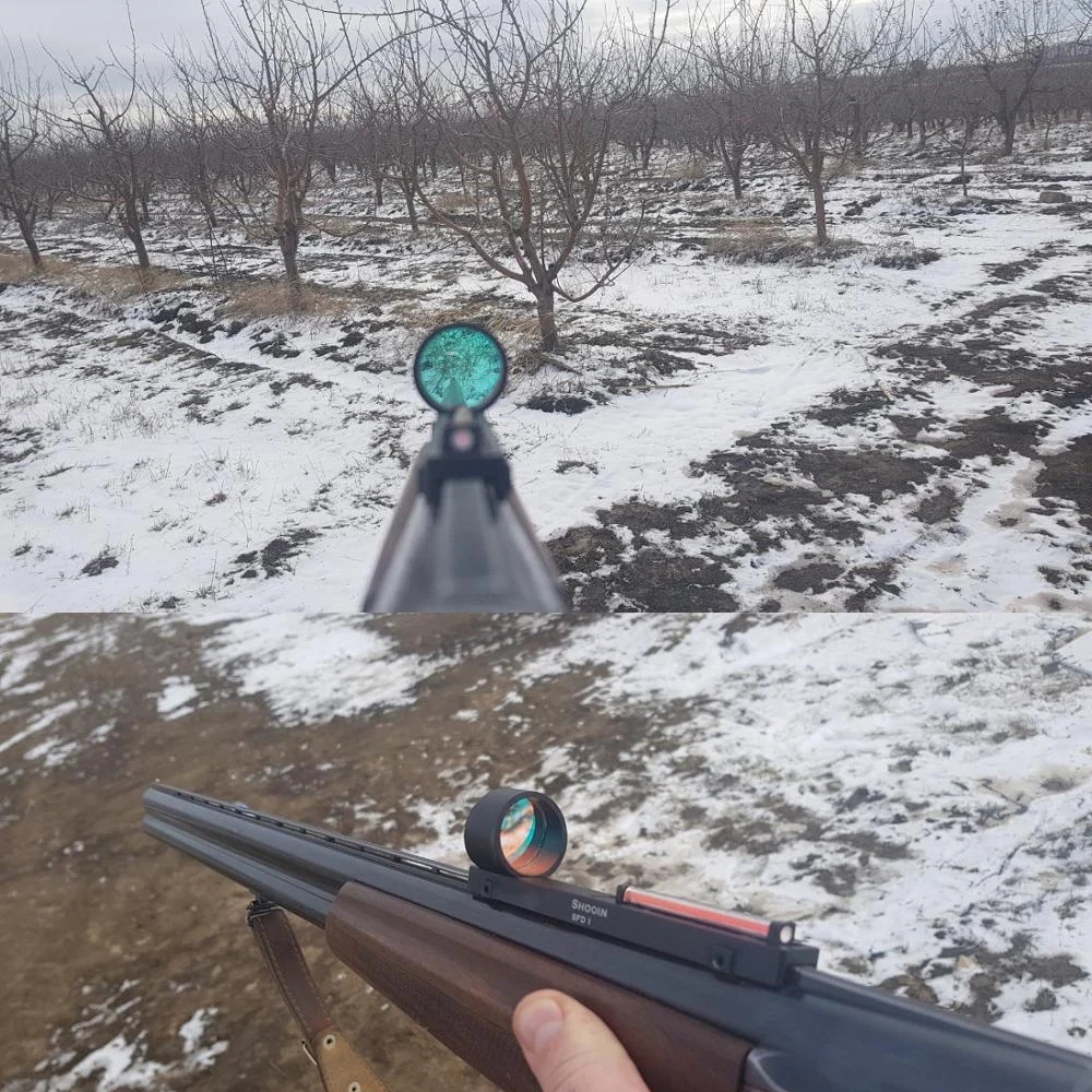 Тактический прицел с красной/зеленой точкой 1x2 5/1x2 7/1x40 волоконный