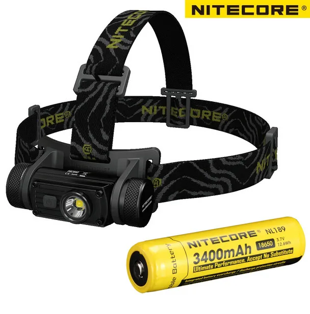 Nitecore HC60 налобный фонарь CREE XM L2 U2 1000 люмен фары Водонепроницаемый фонарик Фонарь