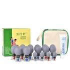 Набор банок для акупрессуры, биомагнитная терапия, массажный инструмент для снятия боли, вакуумный Магнитный банки для терапии 218 чашек