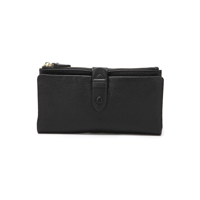 

Fashion Design Genuine Leather Long Wallet For Women Functional Card Holders Coin Purse Female Clutches Notecase Burse Pouch