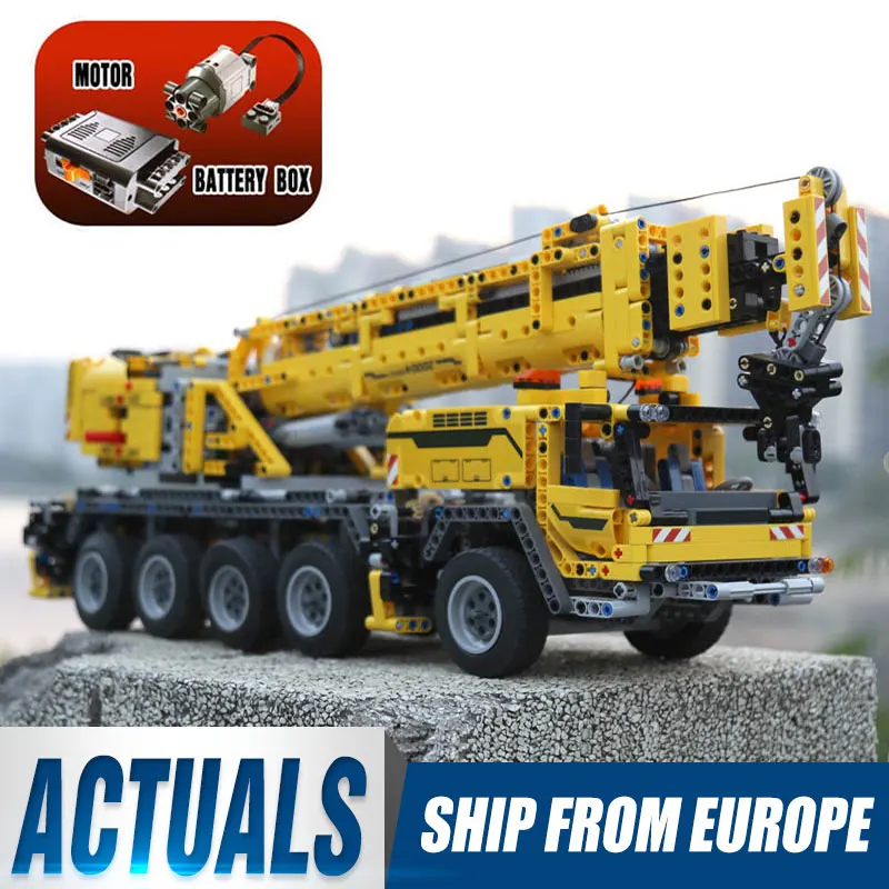 DHL 20004 Мотор мощность мобильный кран Mk II модель строительные наборы блоки день