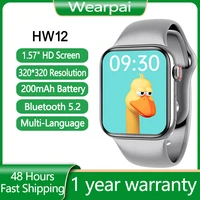 wearpai hw12 smart watch bluetooth answer calls customized dials 320 385 full screen pk hw22 hw12 iwo w26 iwo w46 iwo 13 pro