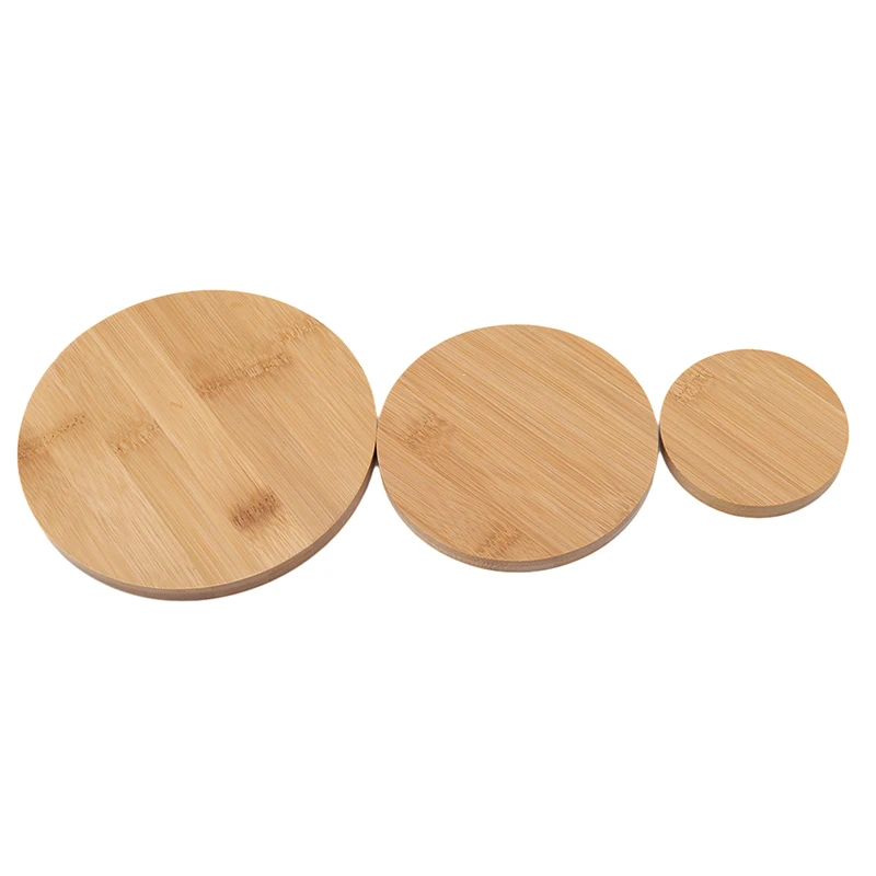 

New Arrivals Round Wooden Bowl Plate Succulent Storage Tray Fashion Base Garden Decoration Home Decoration Crafts