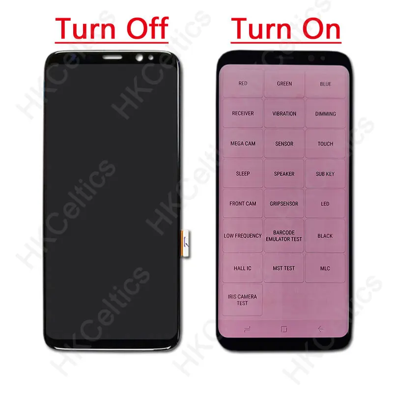 ЖК-дисплей с защитой от ожогов для Samsung Galaxy S8 G950F ЖК-дисплей S8 plus G955F с сенсорным экраном дигитайзер G950fd G955fd