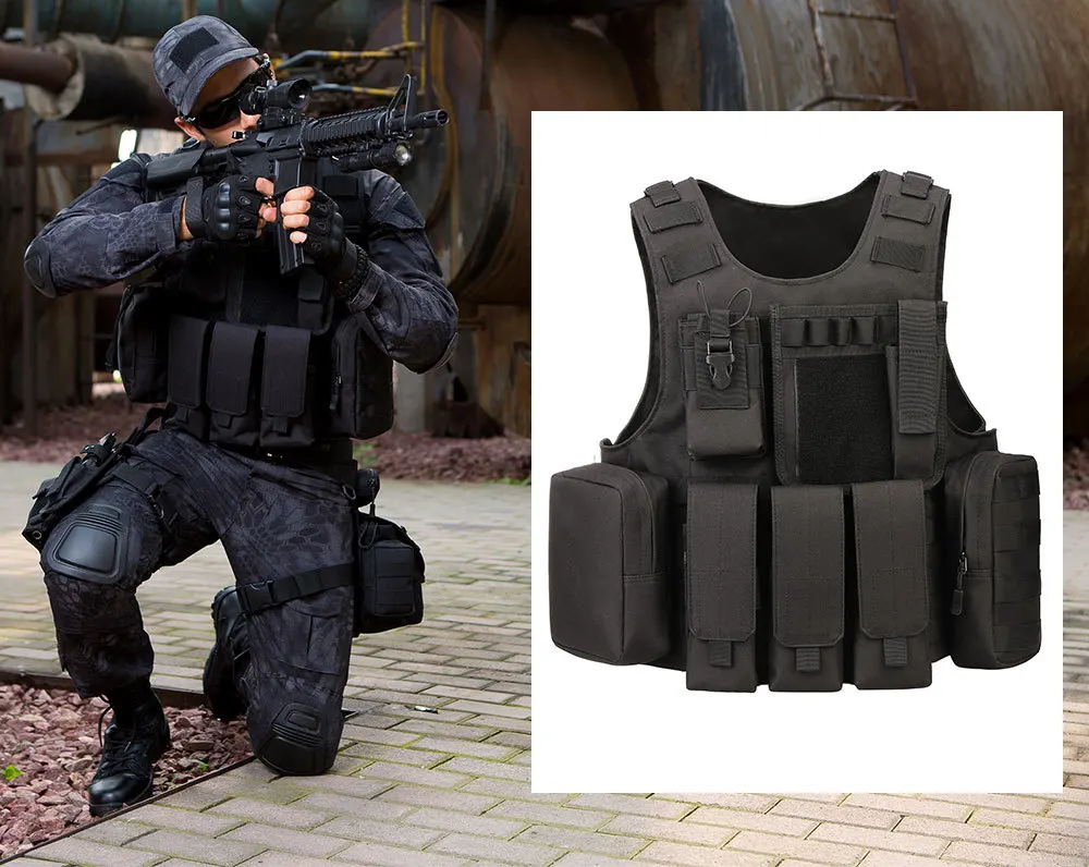 SINAIRSOFT тактический жилет-амфибия, страйкбол, сумки милитари, регулируемая защита Молла, для рыбалки, охоты, CS жилет LY2029