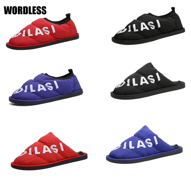 

Шлепанцы для мужчин и женщин, мягкие Нескользящие, теплые, удобные тапочки для дома, на платформе, для спальни, зимняя обувь