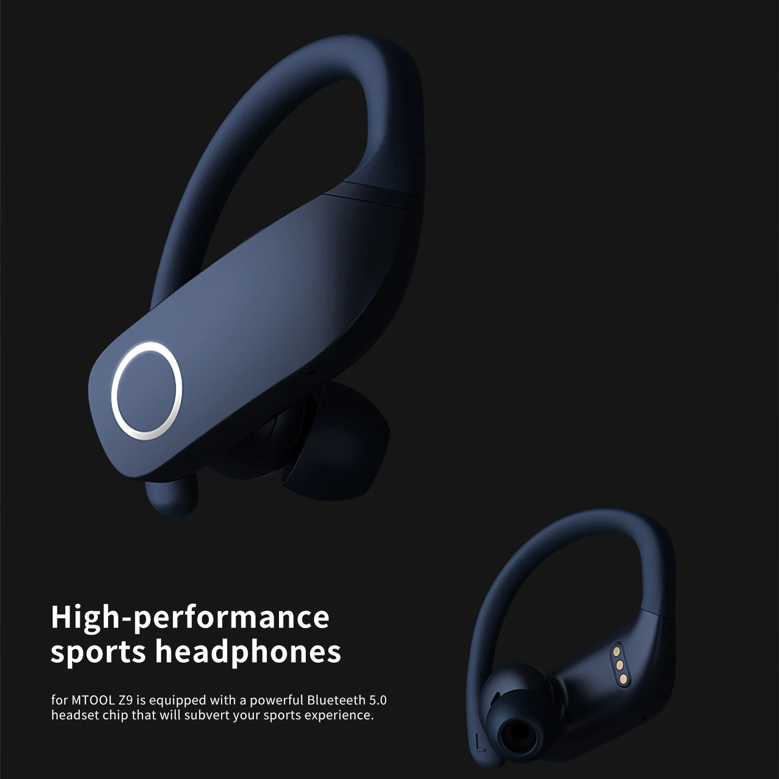 

Bluetooth Earphones with Microphone Touch Control Wireless Headphones HIFI Mini In-ear Headphones Sport Running Heasets HD Call