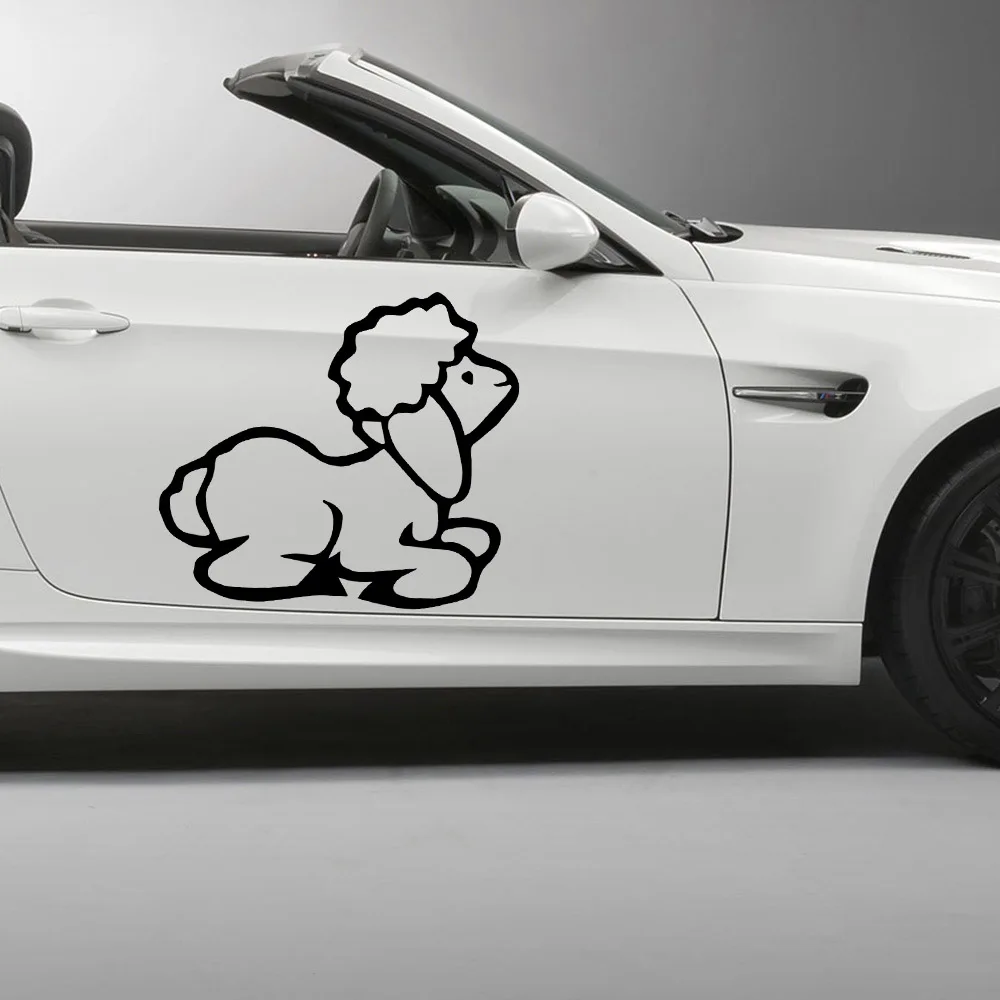 Веселая наклейка на автомобиль в виде овечки s Наклейка для оформления кузова