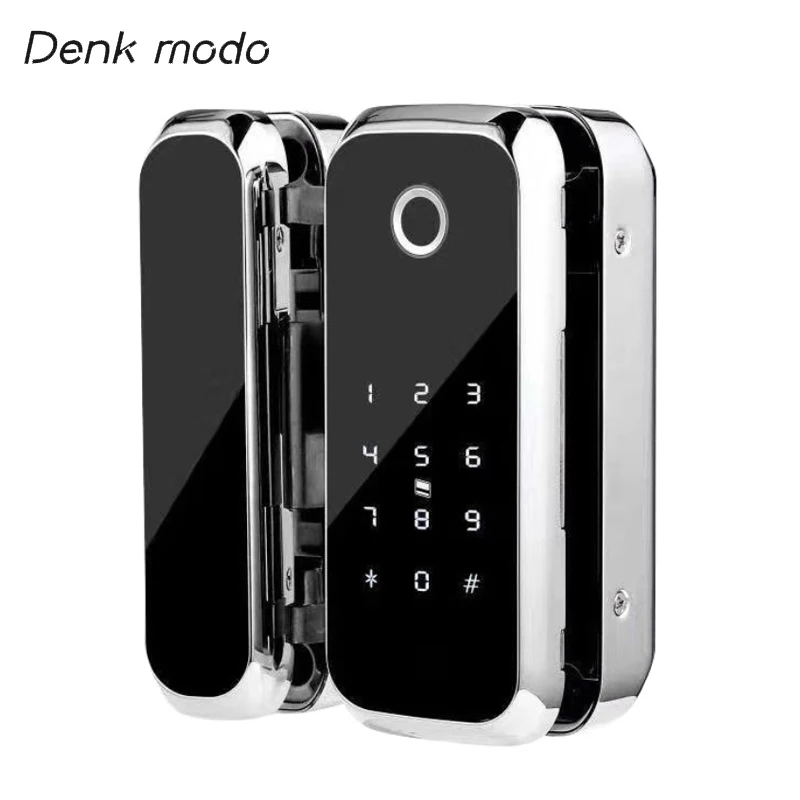 

Denk modo Smart Glass Fingerprint Lock Digital Electronic Door Lock For Office Anti-theft Intelligent Password RFID Card