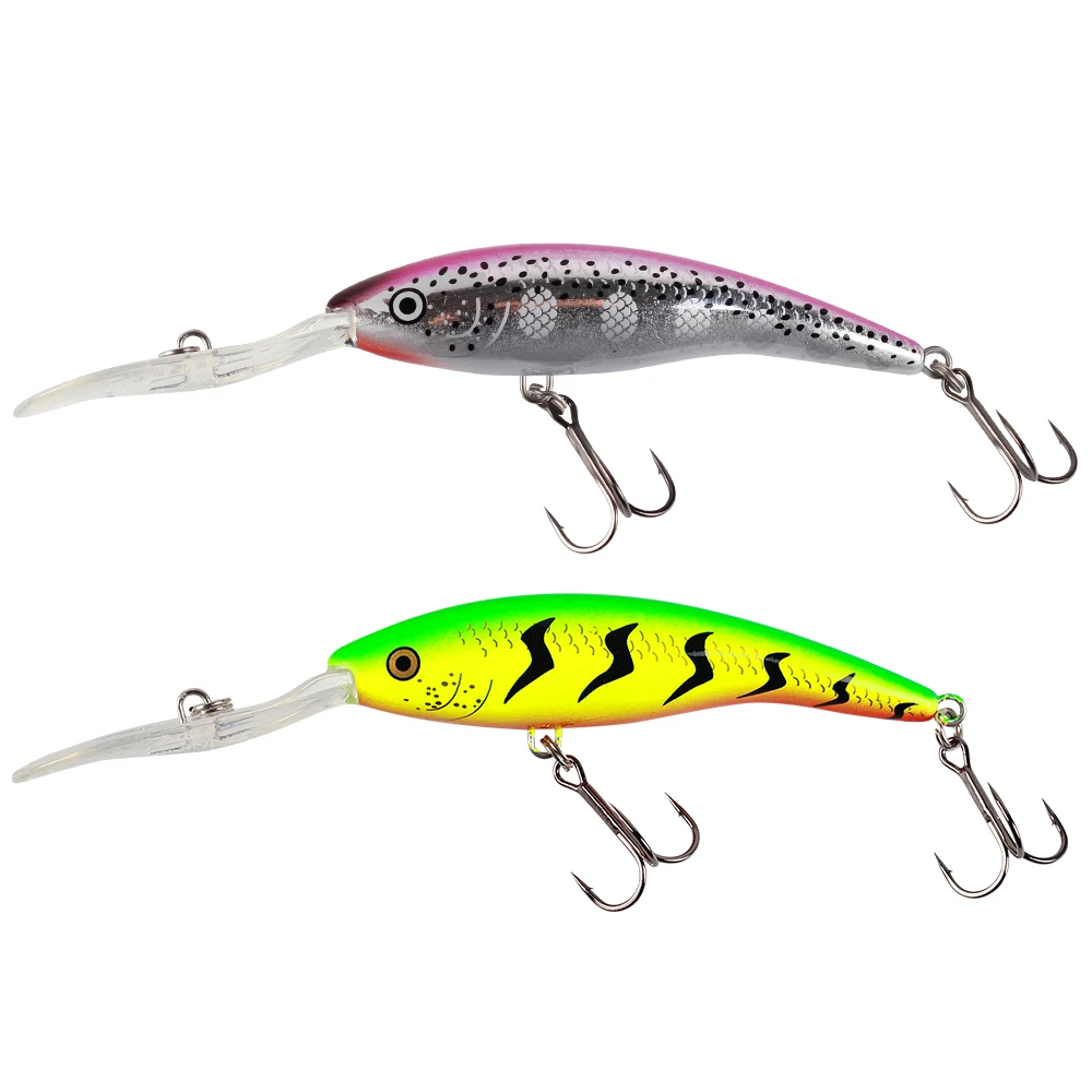 Deep Tail Dancer Super Diving Minnow Lure 105mm 23g 90mm 14.3g 75mm 10g Hard Plastic Wobbler Bait For Trout Bass Pike Fishing