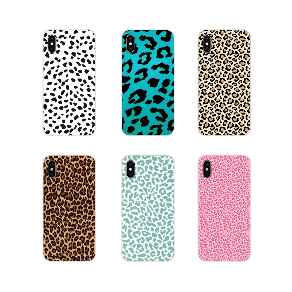 Аксессуары для телефона чехлы с животными Леопардовый принт Apple iPhone X XR XS 11 12Pro MAX 4S