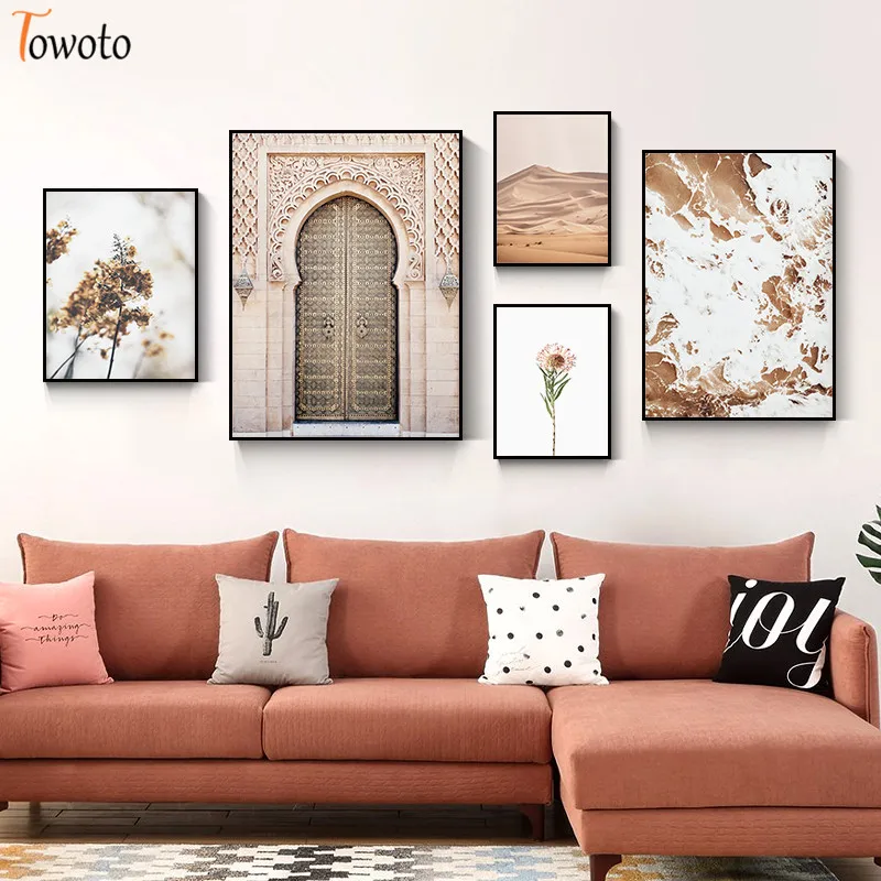 Ближний Восток ислам холст украшения картина печатный плакат пейзаж