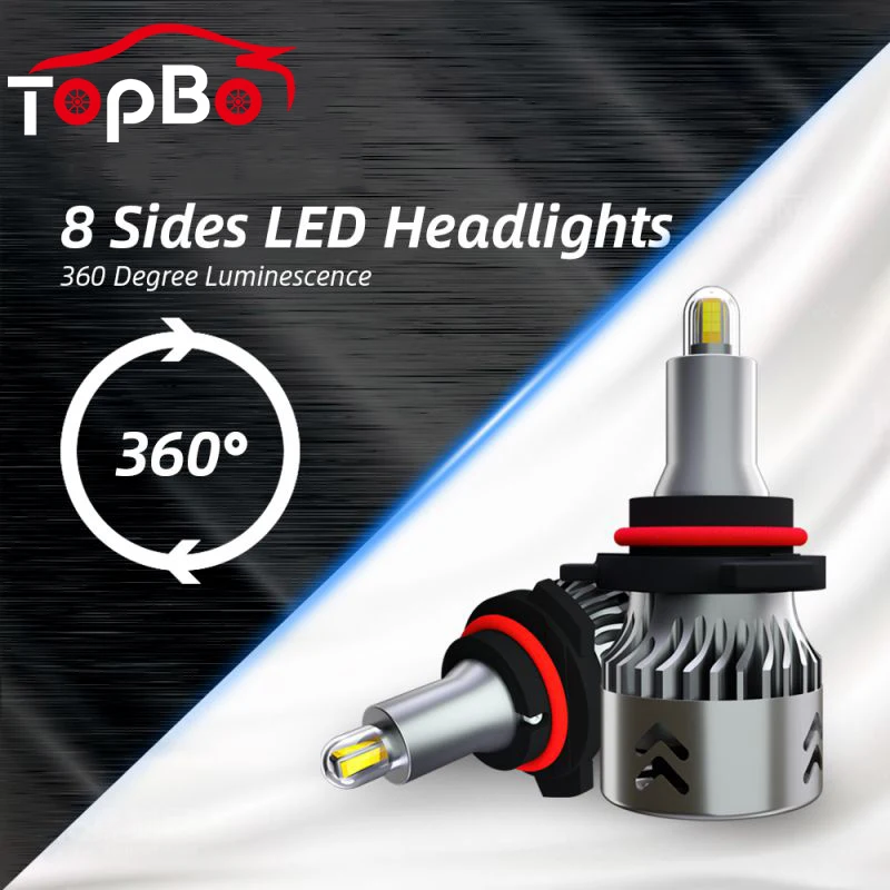 

2Pcs LED Car Headlight Bulb H1 H7 H8 H11 9005 9006 Car Headlights COB Bulbs Conversion Kit 9600LM Auto Headlamp Roadsun 1904