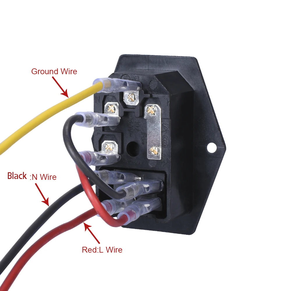 SIMAX3D 3d переключатель принтера 15A 250V Мощность с кабелем переменного тока 3pin AC
