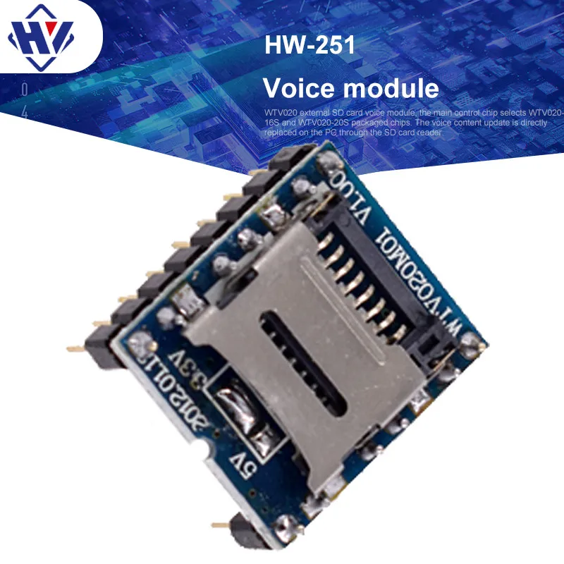 Аудио модуль wtv020m01. Voice console