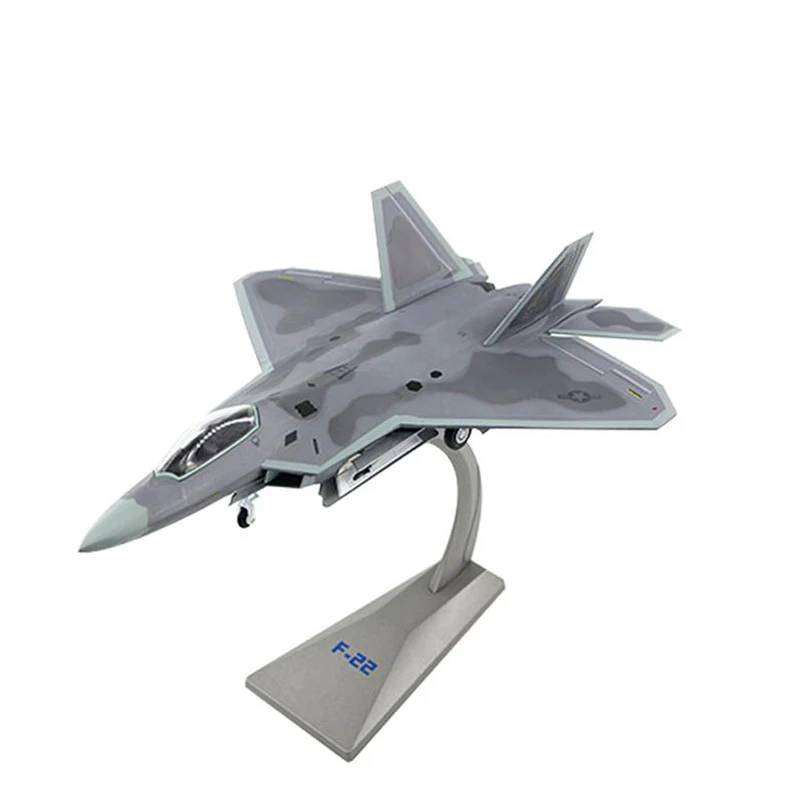 JASON TUTU Aircraft model 1/72 Scale Alloy Fighter F-22 US Air Force Aircraft F22 Raptor Model Planes