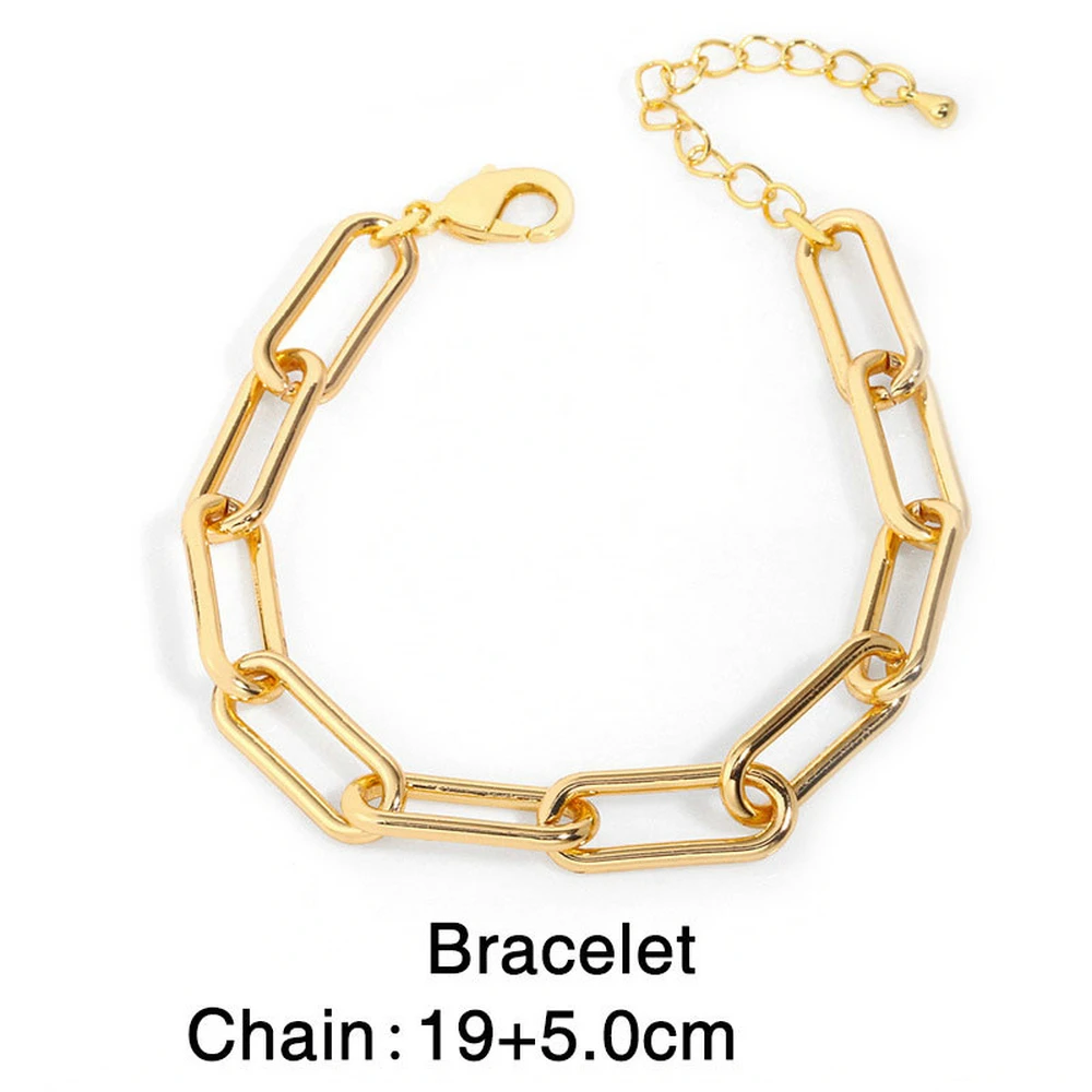 

Necklace Bracelet Jewelry Sets Women Fashion Chain Gold Color Horse Whip Necklace and Bracelet Top Grade Quality Gift