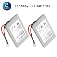 2pcs 3 7v 1800mah rechargeable replacement battery for ps3 game controller battery pack for ps3 gamepad