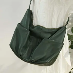 Женская сумка-тоут NIUBOA, из 100% натуральной воловьей кожи, с несколькими карманами