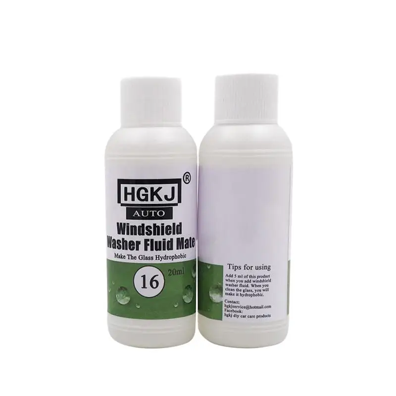 

HGKJ-16 20ml Glass Water Hydrophobic Additive Windshield Washer Fluid Mate Auto Maintenance Cleaning Accessories Rainproof Agent