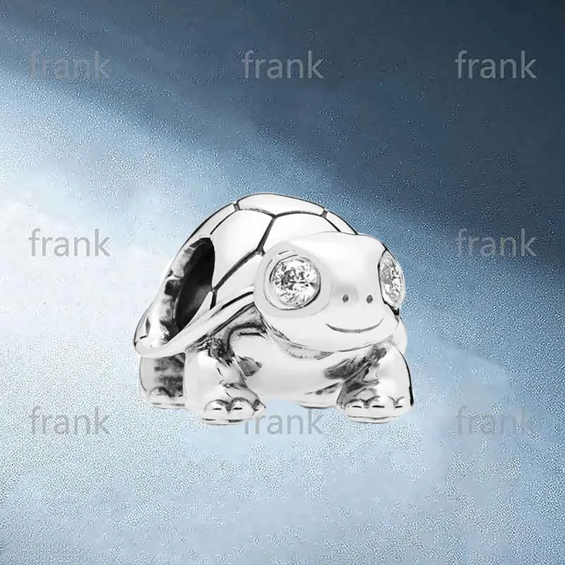 

797878CZ Bright-Eyed Turtle Charm