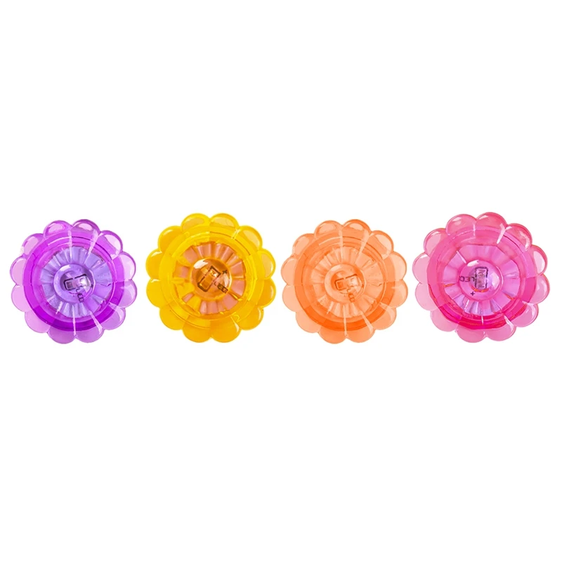 

4 Pack Bike Spoke Light Mountain Bike Fish-Shaped Steel Rim Spoke Reflectors Bicycle Wheel Rim Reflective Light