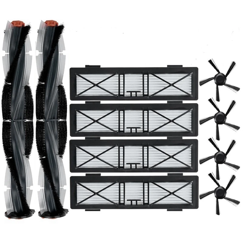 

Replacement Parts for Neato D75 D85 D80 Connected D3 D4 D5 D6 D7 D Series 5-Arm Ing and Spiral Combo Brush Filters