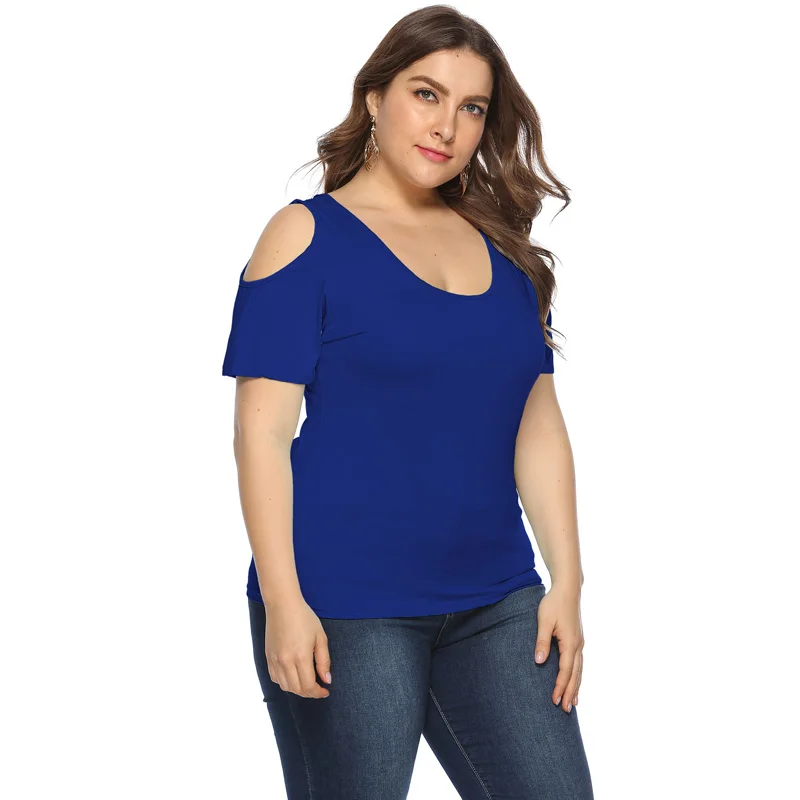 Женская футболка PGSD летняя простая повседневная однотонная с о вырезом коротким