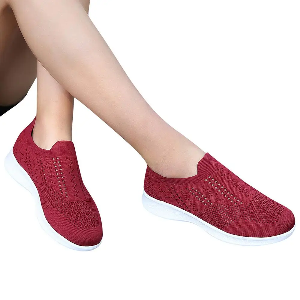 

2020 New Female Sports Shoes Mesh Surface Skateboard Shoes Women Shoes Breathable Sneakers non-slide mesh women Fashion shoes