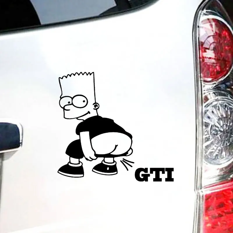 Водостойкая виниловая смешной декор для автомобилей Стилизация бомб окно