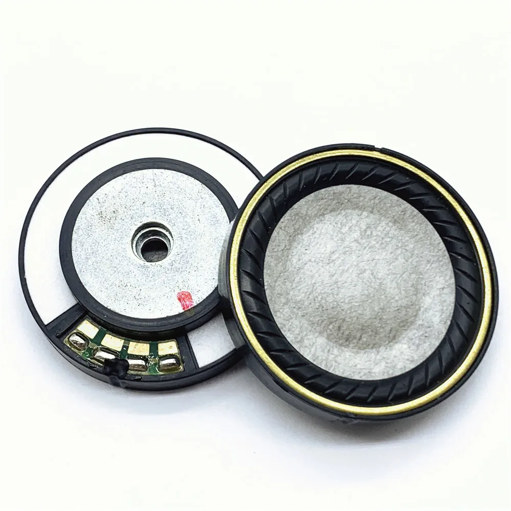 

40 мм шерстяной блок наушников DIY блок наушников hifi 40 мм медные кольца большой магнитный задний динамик 2 шт