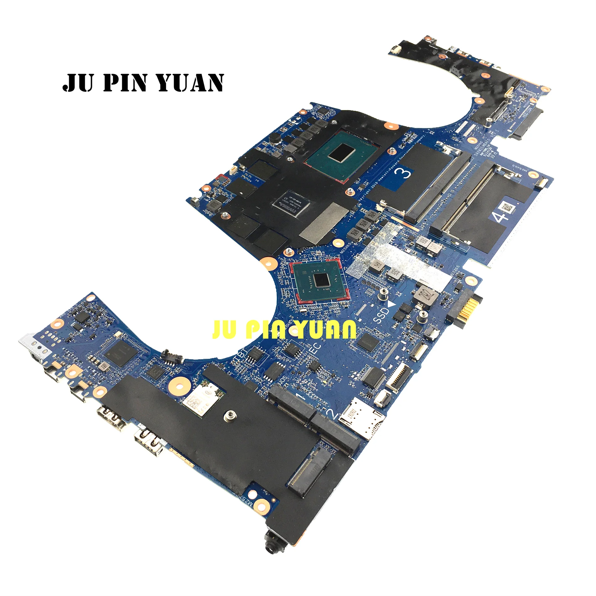 

Материнская плата для ноутбука HP ZBOOK 17 G6 DAXW2EMBAE0 XW2E с SR2FU i7-9750H CPU N19P-Q1-A1 GPU DDR4