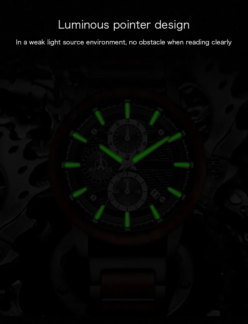 

Luxury Brand New Mens Watches Alloy Wooden Quartz Wristwatch Classical Bussiness Chronograph Watch for Man