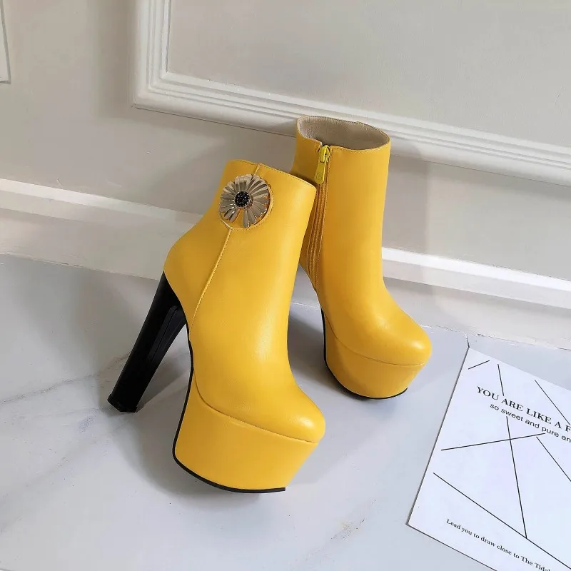 

Big Size Round boots boots women woman winter boots women women shoes botas