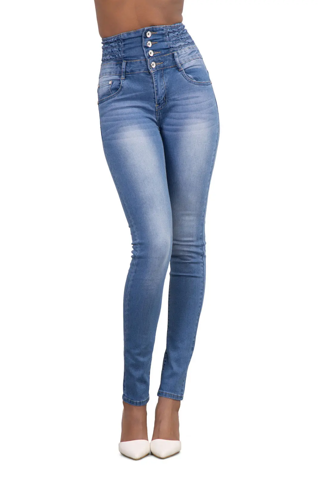 

Sexy High Waist Jeans for Women 2020 Brand New Fashion Woman Jeans Streetwear Washed Denim Pants Slim Fit Mom Jeans Black Blue