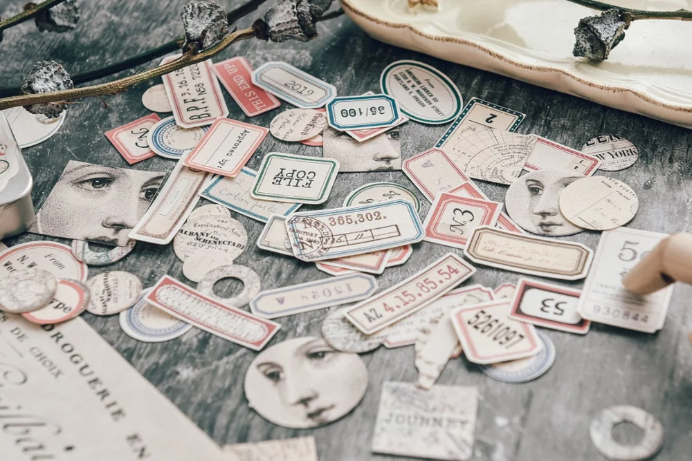 100 шт. широкие бумажные наклейки для скрапбукинга проектов сделай