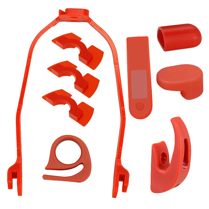

for XIAOMI M365 Electric Scooter Front Hook Front Rear Mudguard Pad Dashboard Cover Vibration Rubber Set Part