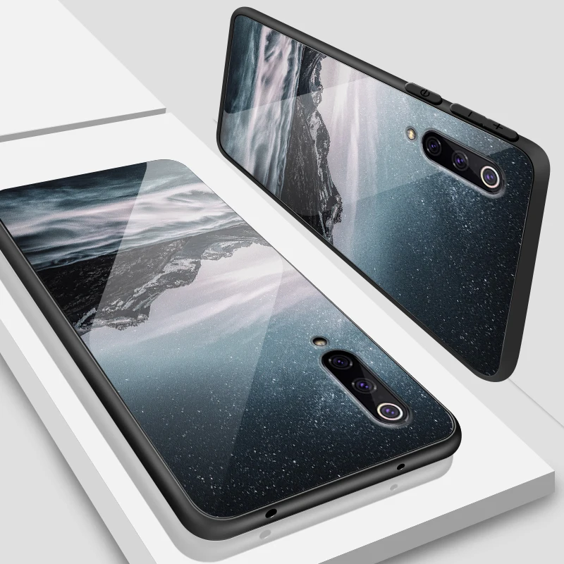W372 Чехол из закаленного стекла для Xiaomi 5X6X8 9 SE A1 A2 Lite Мягкий чехол из ТПУ для Redmi Note 4x 5A 6 7 Pro Prime жесткий бампер чехол для телефона - Цвет: W372