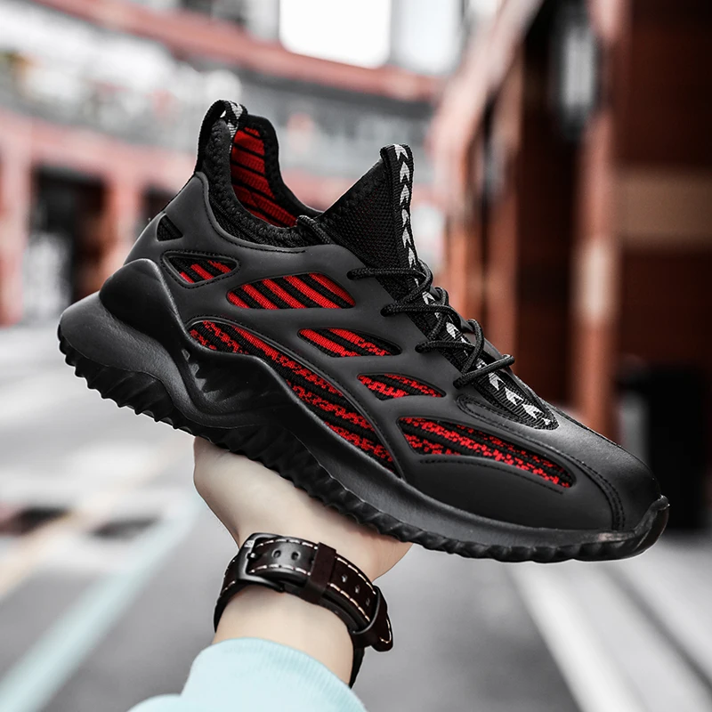 

New Men Casual Sneakers Air Cushioning Running Shoes Breathable Jogging Sneakers Fashion Soft Chaussures High Quality Zapatillas