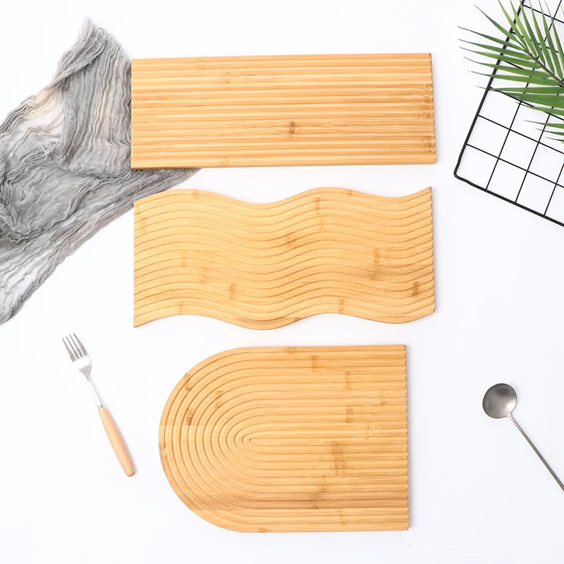 

Nordic Table Wooden Coffee Tray Wine Food Cake Kitchen Storage Tray