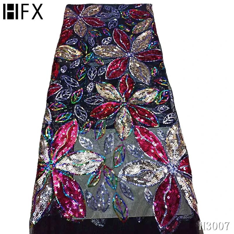 Высококачественная африканская кружевная ткань для свадебного платья с