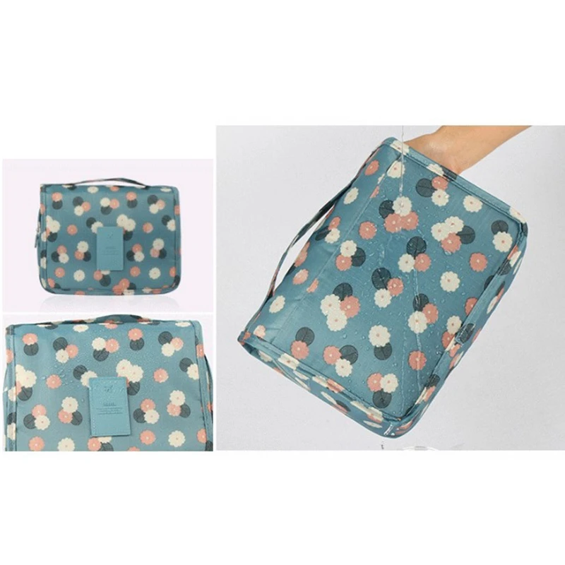 

Travel Cosmetic Bag Women Makeup Bags Toiletries Organizer Waterproof Storage Neceser Hanging Bathroom Wash Bag